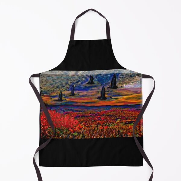 Item preview, GEESE AT SUNSET HAND PAINTED designed and sold by THE AMERICAN TEEVANGELIST.