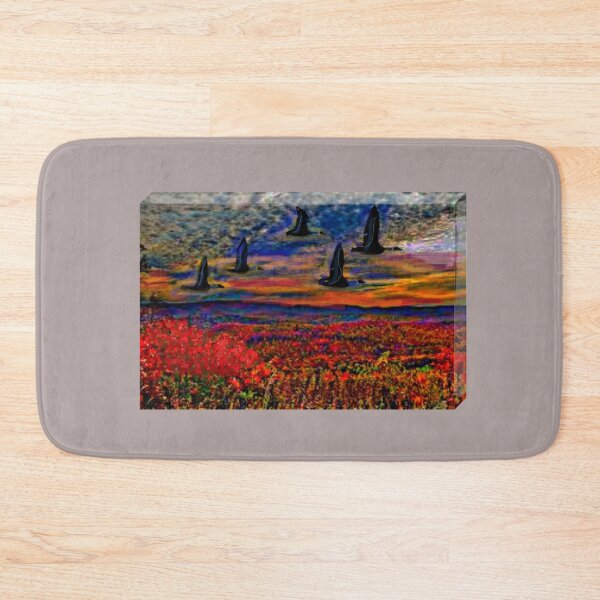 Item preview, GEESE AT SUNSET HAND PAINTED designed and sold by THE AMERICAN TEEVANGELIST.