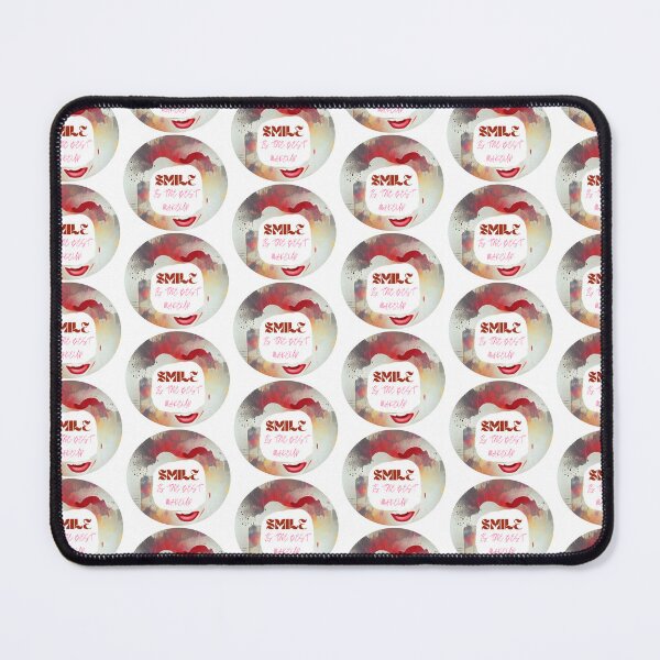 Item preview, Smile is the best make up with red wording round #2  designed and sold by Bekindtome.