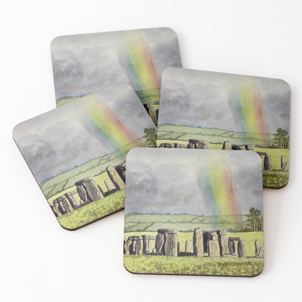 Item preview, Stonehenge and a Rainbow designed and sold by TheArtery2010.