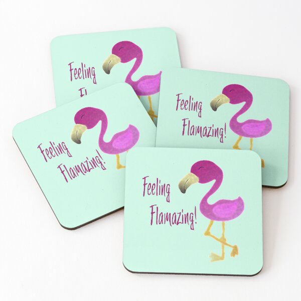Item preview, Funny Feeling Flamazing Flamingo designed and sold by Hedgie Designs.