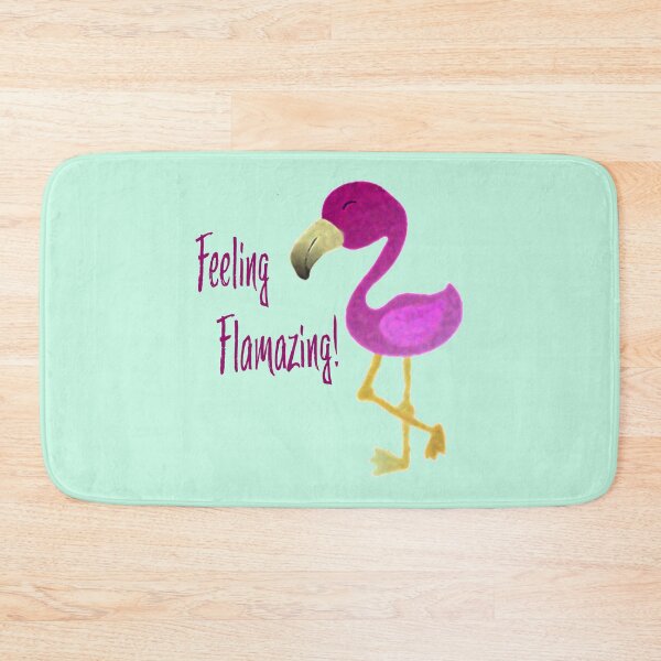 Item preview, Funny Feeling Flamazing Flamingo designed and sold by Hedgie Designs.