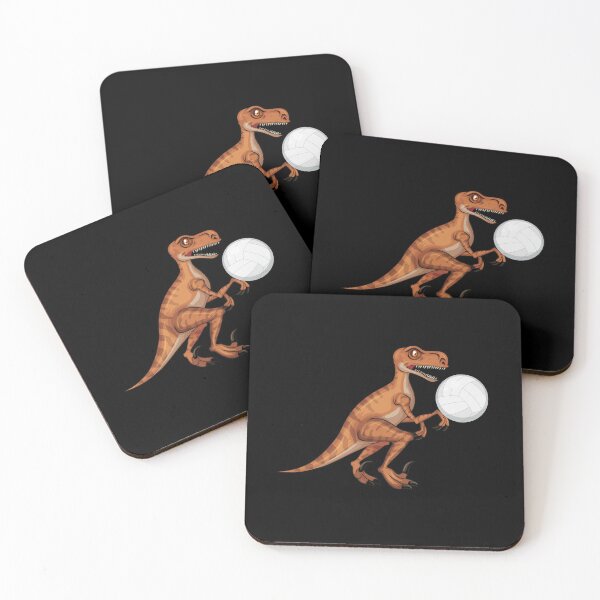 Item preview, Dinosaur Playing Volleyball ,Funny Good Dinosaur Volleyball Lovers Art designed and sold by pedrored369.