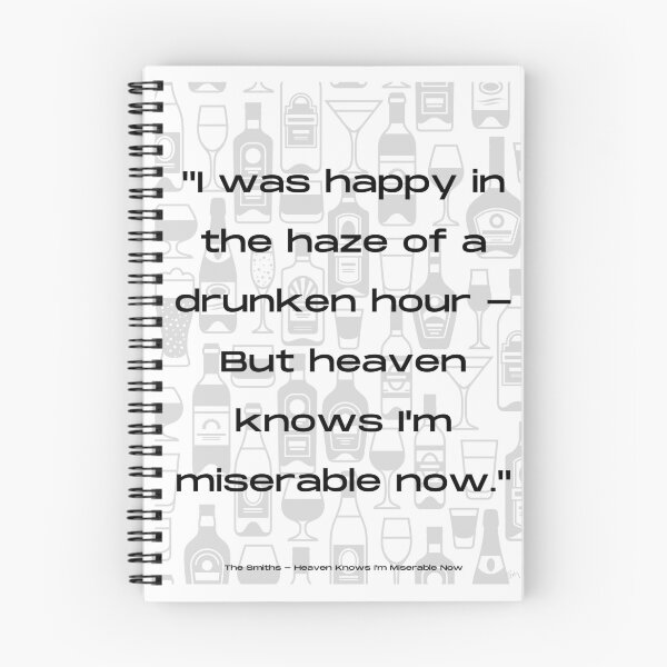 Item preview, Heaven Knows I'm Miserable Now ~ The Smiths ~ Lyrical Art  designed and sold by MayQueenArt.
