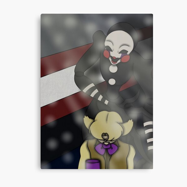 puppet, FNAF Metal Print by heartfeltdesigns by Telahmarie