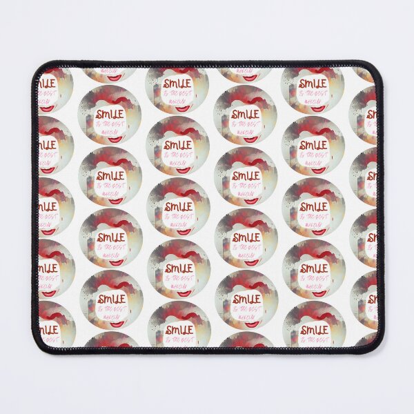 Item preview, Smile is the best make up with red wording round #3 designed and sold by Bekindtome.