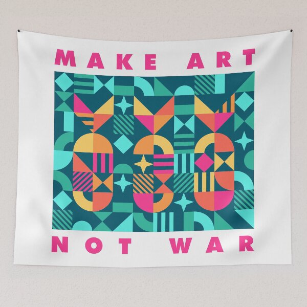 Item preview, Make art not war designed and sold by sachpica.