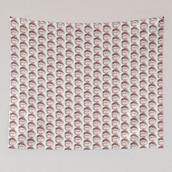 Item preview, Smile is the best make up with red wording round #4 designed and sold by Bekindtome.