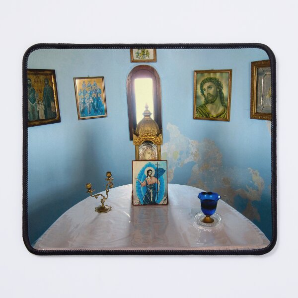 Item preview, A SMALL ALTAR IN A SMALL GREEK CHURCH. designed and sold by ronsaunders47.