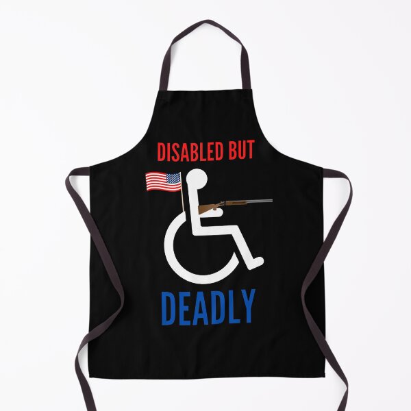 Aperçu de l'œuvre Disabled But Deadly TShirt | 2nd Amendment Shirts For Men créée et vendue par LBAMLLC.