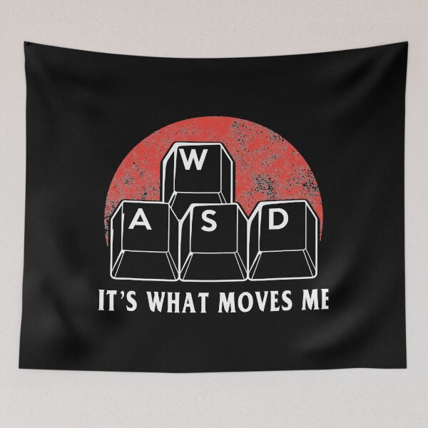 Item preview, WASD It&x27;s What Moves Me - Funny PC Gamer Computer Nerd Gift  Classic . designed and sold by PaulDanie.