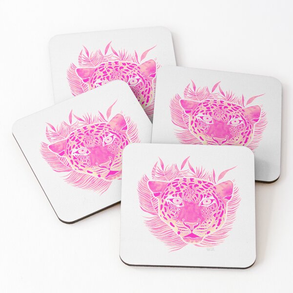 Item preview, Jungle Leopard- Pink Palette designed and sold by Jesslarsonart.