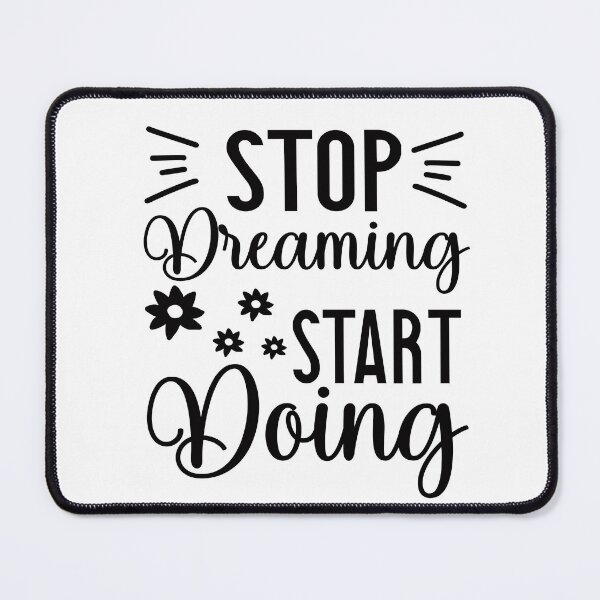 Item preview, Stop Dreaming Start Doing Right, Motivational Quote Sticker designed and sold by podekom.