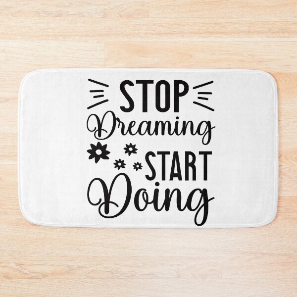 Item preview, Stop Dreaming Start Doing Right, Motivational Quote Sticker designed and sold by podekom.