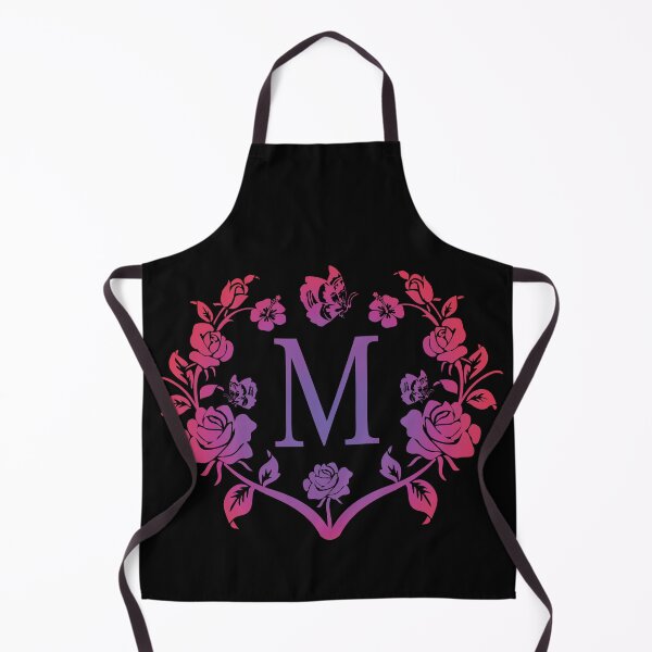 Item preview, Ornamental Letter M, Purple And Red Heart Butterfly, Monogram Letter Ornament designed and sold by PROMEN Creativity.