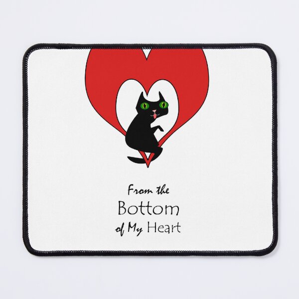 Item preview, From the Bottom of My Heart Cat Hangs On designed and sold by ShoaffBallanger.
