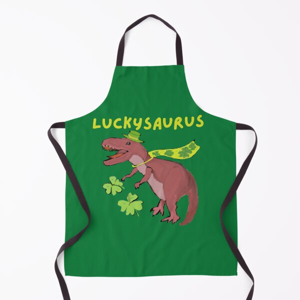 Item preview, LUCKYSAURUS- Dinosaur ST. Patricks DAY designed and sold by BronikowskiART.