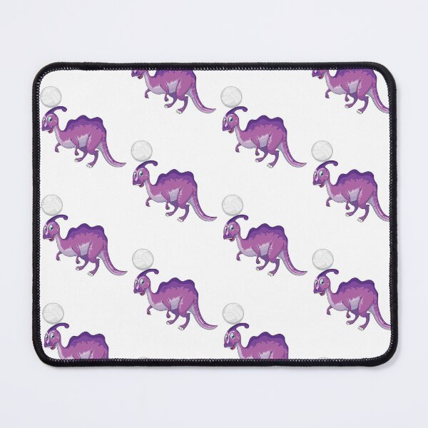 Item preview, Dinosaur Playing Volleyball ,Funny Good Purple Dinosaur Volleyball Lovers Art designed and sold by pedrored369.