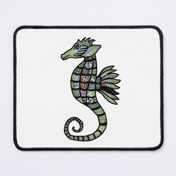 Item preview, Colored Tangled Sea Horse designed and sold by SLEWDesigns.