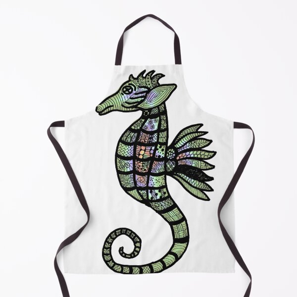 Item preview, Colored Tangled Sea Horse designed and sold by SLEWDesigns.