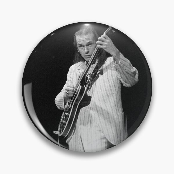 Item preview, Steve Howe BW Photograph designed and sold by ConcertImages.
