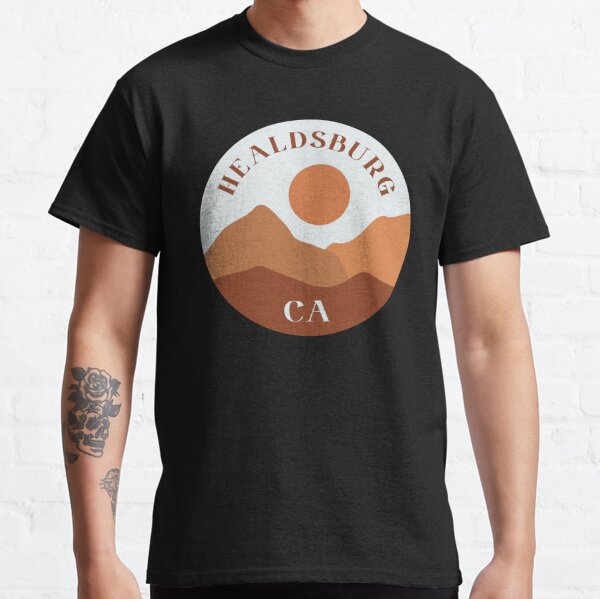 Sonoma Valley California CA T Shirt Vintage Hiking Mountains