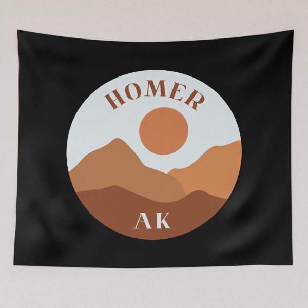Item preview, Homer, Alaska terracotta landscape designed and sold by InvestingRoad.