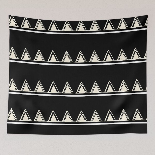 Item preview, Mudcloth Pattern Minimalist  Abstract  Geometric Shapes Boho  Pattern designed and sold by zedonee.