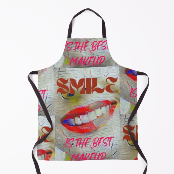 Item preview, Smile is the best make up with dark red wording shown teeth designed and sold by Bekindtome.