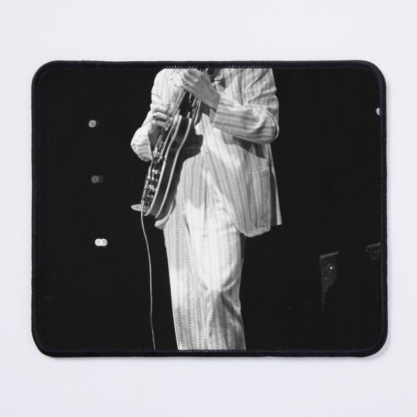 Item preview, Steve Howe BW Photograph designed and sold by ConcertImages.