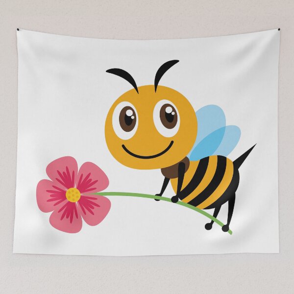 Item preview, Cute bee smiling designed and sold by DouayArtDesign.
