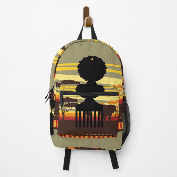Item preview, Never Forget Your African Roots of a beautiful African Afro Comb Sunset Landscape designed and sold by haRexia.
