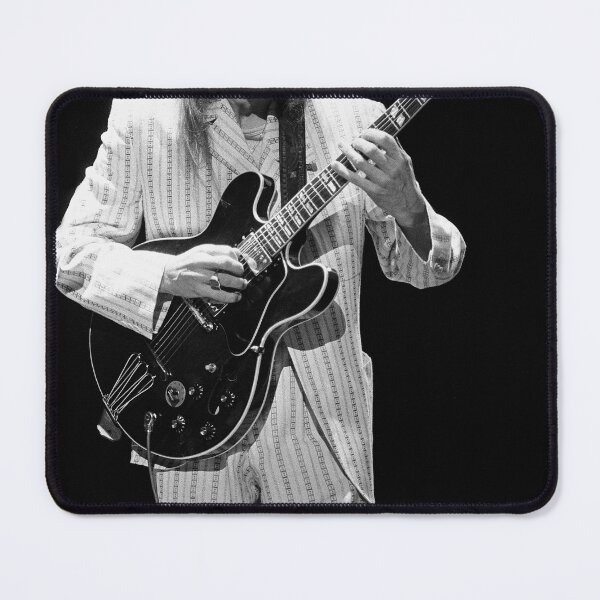 Item preview, Steve Howe BW Photograph designed and sold by ConcertImages.