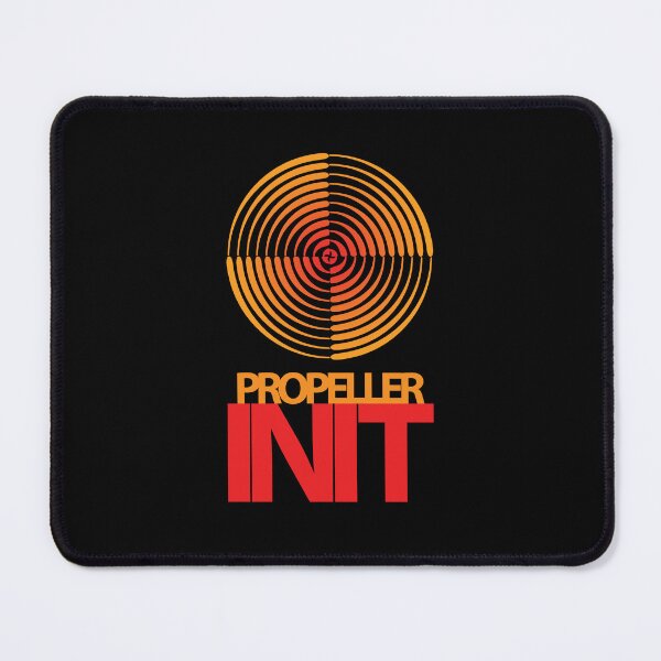 Item preview, Propeller INIT - Orange and Red - mostly on Black designed and sold by sleepingdogprod.