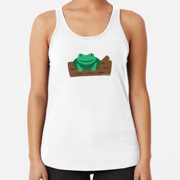 Frog On A Log | If I Were A Frog | Twenty Four Wild Racerback Tank Top