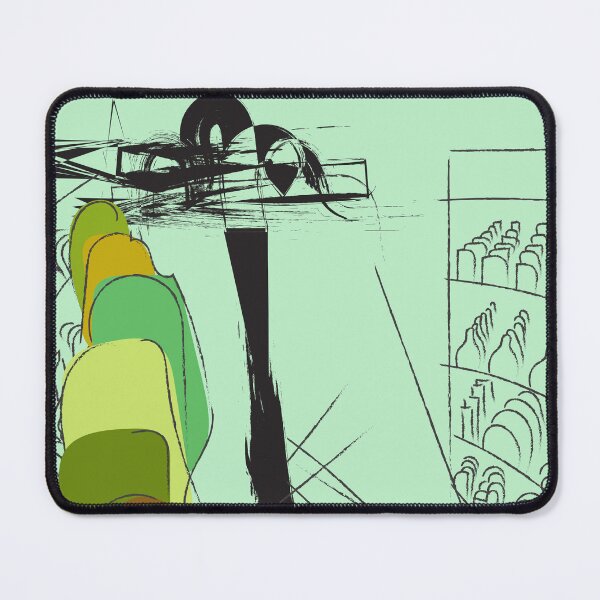 Item preview, In Line at the Pharmacy Minimalist Street Art Neo-Expressionism Figural Urban Contemporary  designed and sold by sibleystudios.