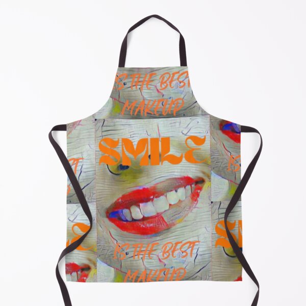 Item preview, Smile is the best make up with orange wording shown teeth designed and sold by Bekindtome.