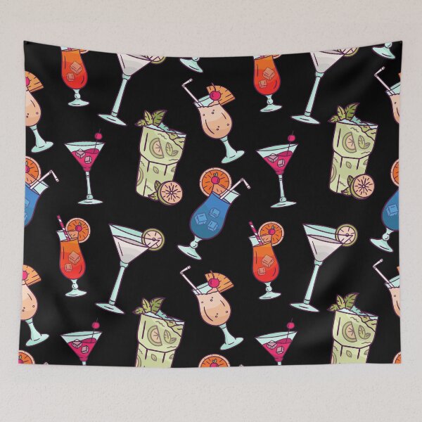 Item preview, Cocktail Pattern I designed and sold by Lemon Pepper.