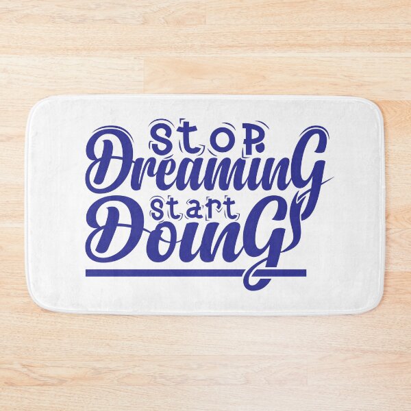 Item preview, Stop Dreaming Start Doing Right, Motivational Quote To The Success Sticker designed and sold by podekom.