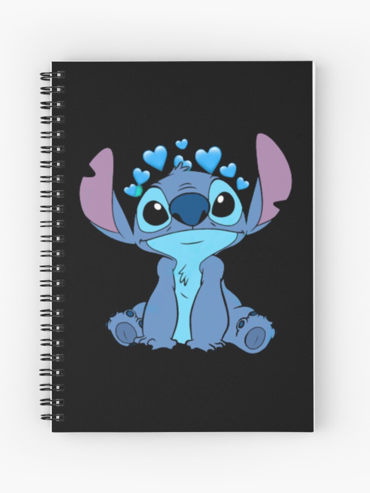 Stitch design from Leo and Stitch cartoon Stitch t-shirt Spiral Notebook  for Sale by godahassan
