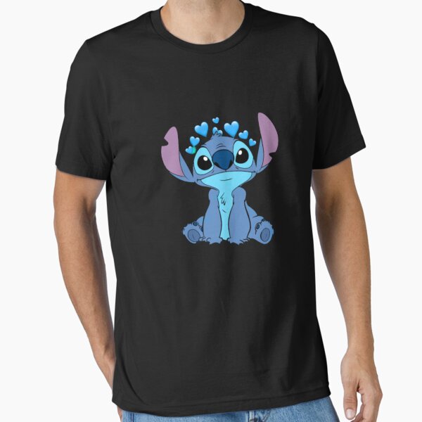 Vista previa del artículo con la obra «Diseño de puntada de la camiseta de puntada de dibujos animados de Leo y Stitch», diseñado y vendido por godahassan.