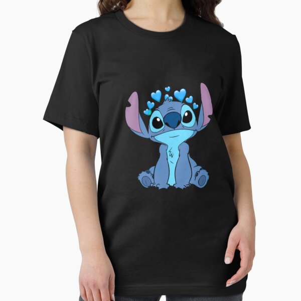 Vista previa del artículo con la obra «Diseño de puntada de la camiseta de puntada de dibujos animados de Leo y Stitch», diseñado y vendido por godahassan.