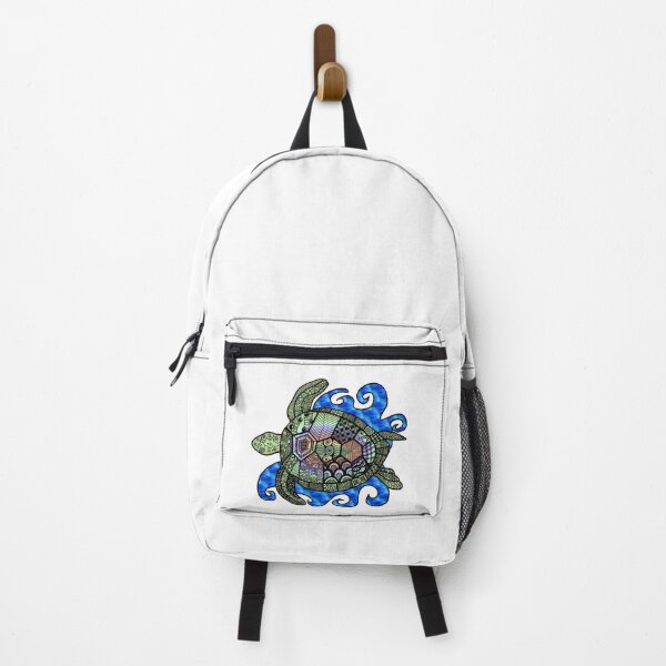 Item preview, Colored Patterned Sea Turtle designed and sold by SLEWDesigns.