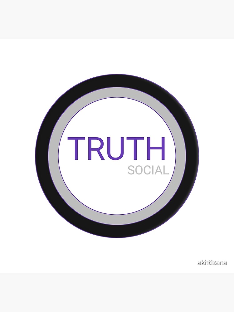 "Truth social" Poster by akhtizana Redbubble