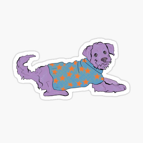 I Am Sweater Dog! Sticker