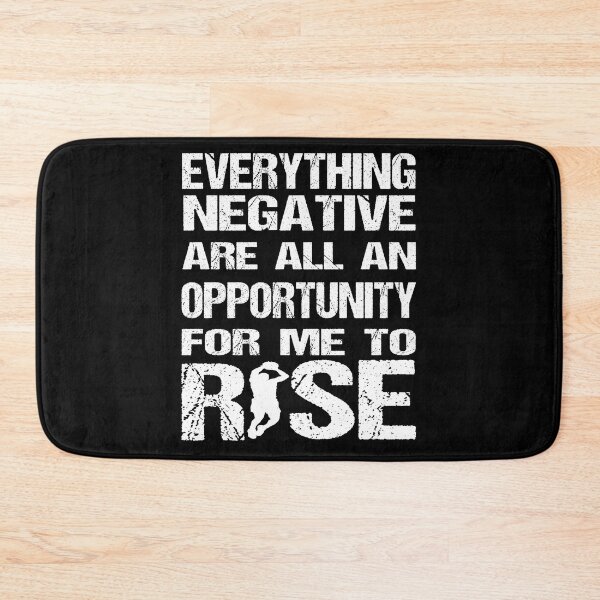 Item preview, everything negative are all an opportunity for me to rise designed and sold by LEVEL UP.