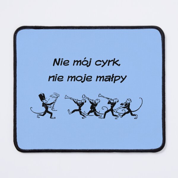 Item preview, "Not My Circus, Not My Monkeys" Monkey Band in light blue designed and sold by TheresaSapphire.