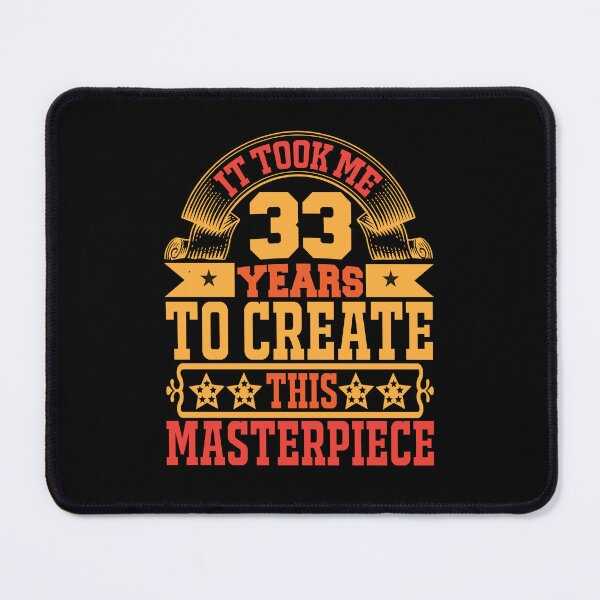 Item preview, Happy 33 birthday designed and sold by Designhub14.