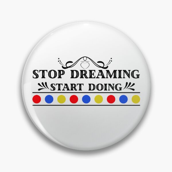 Item preview, Stop Dreaming Start Doing Right, Motivational Quote Point Sticker designed and sold by podekom.