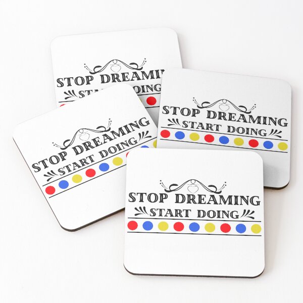 Item preview, Stop Dreaming Start Doing Right, Motivational Quote Point Sticker designed and sold by podekom.